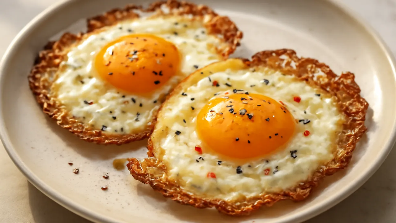 Crispy Lace-Edged Fried Eggs