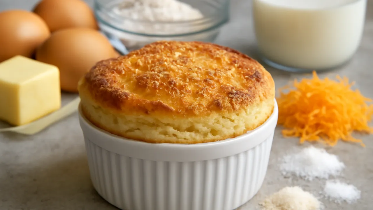 Cheddar Cheese Souffle