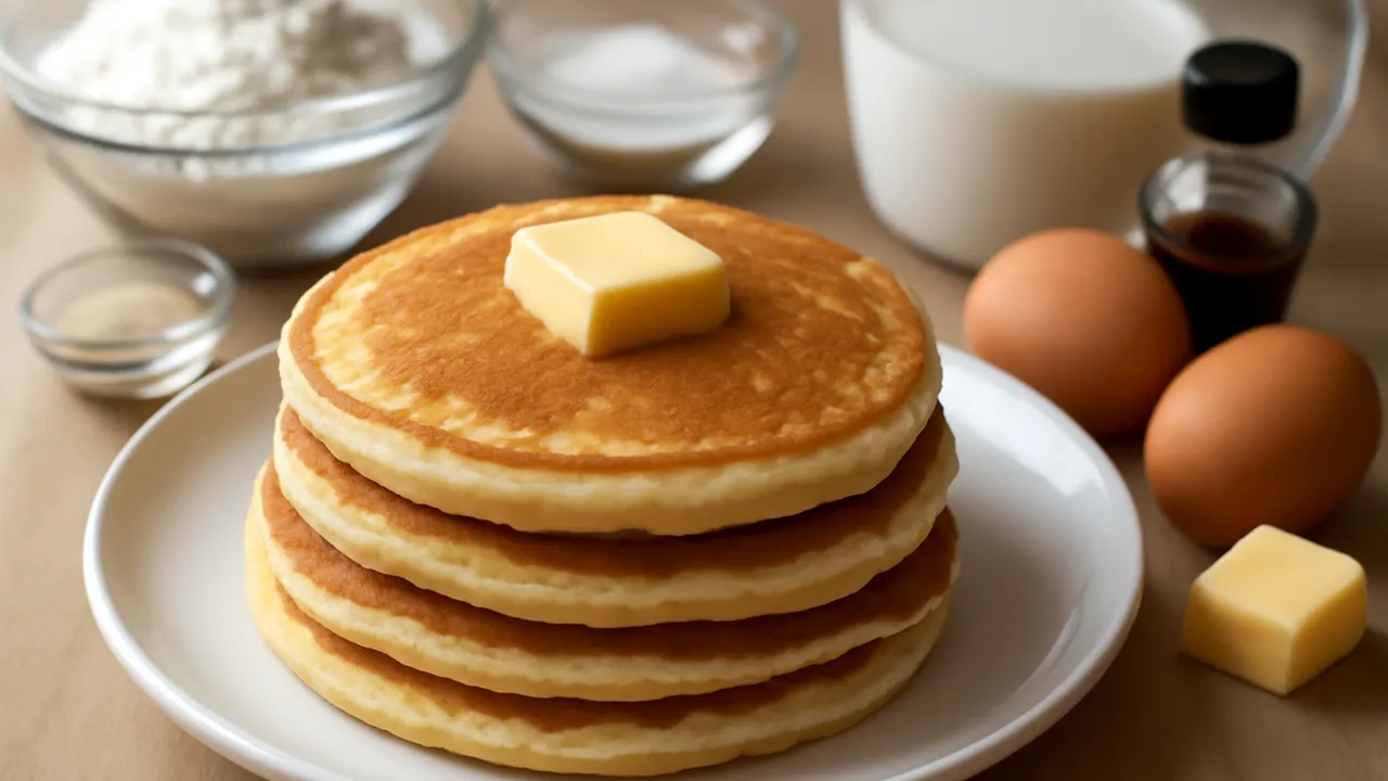 Overnight Yeast-Raised Pancakes