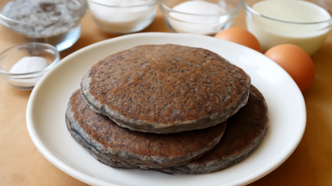Blue Corn Pinon Pancakes