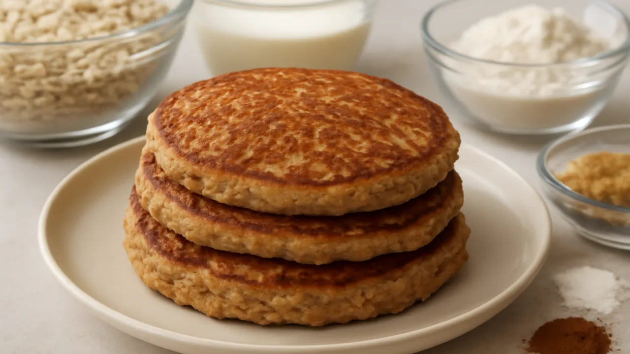Oatmeal Griddle Pancakes