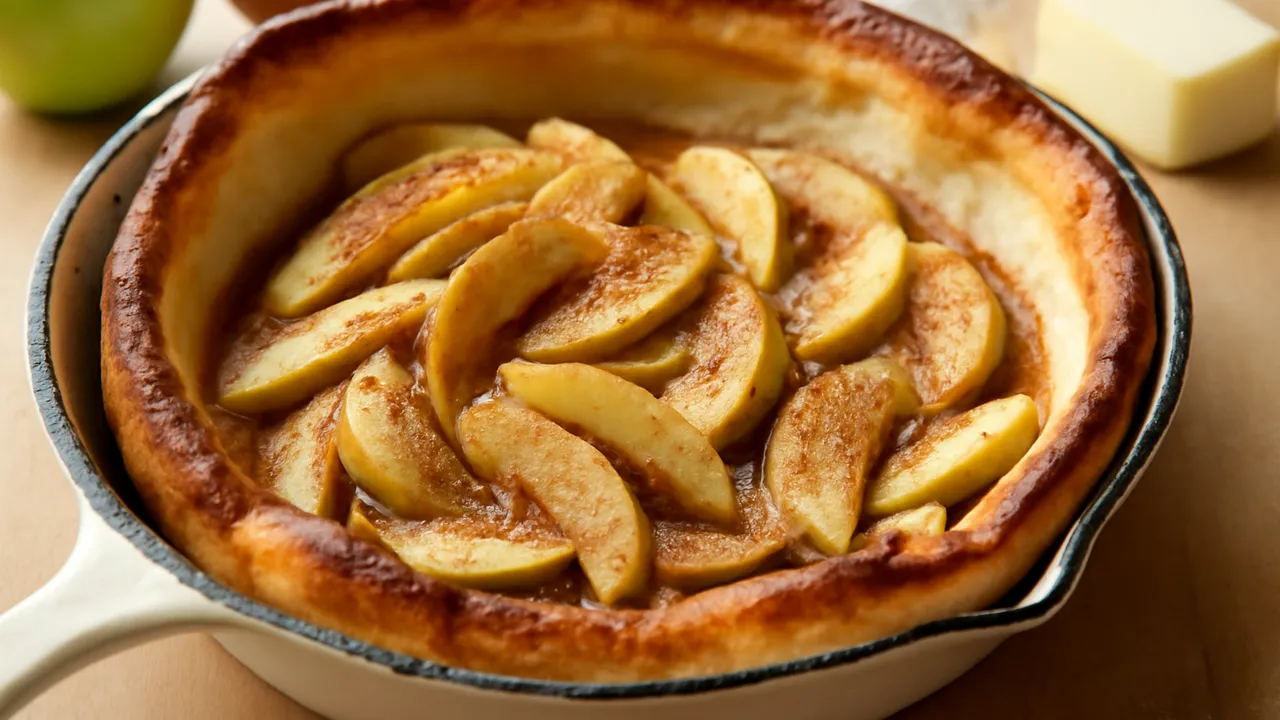 Pennsylvania Dutch Apple Puff Pancake
