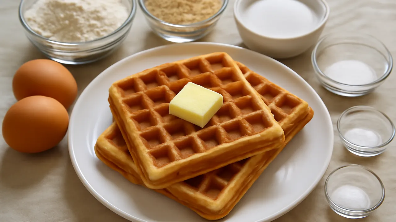 Malted Diner Waffles