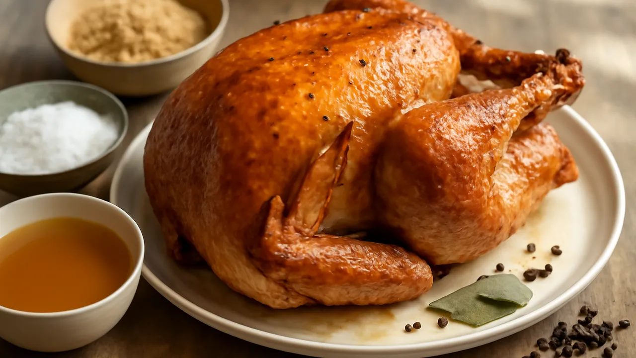 Cider-Brined Roast Turkey