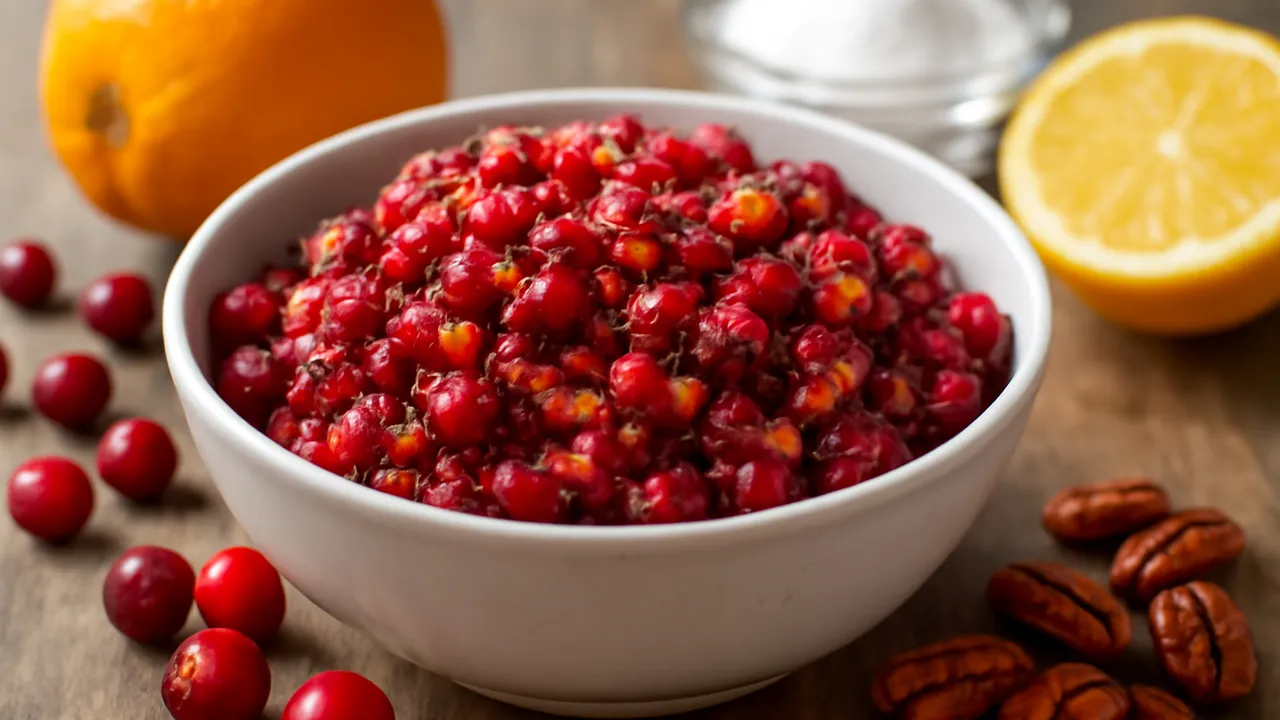 Cranberry Orange Relish