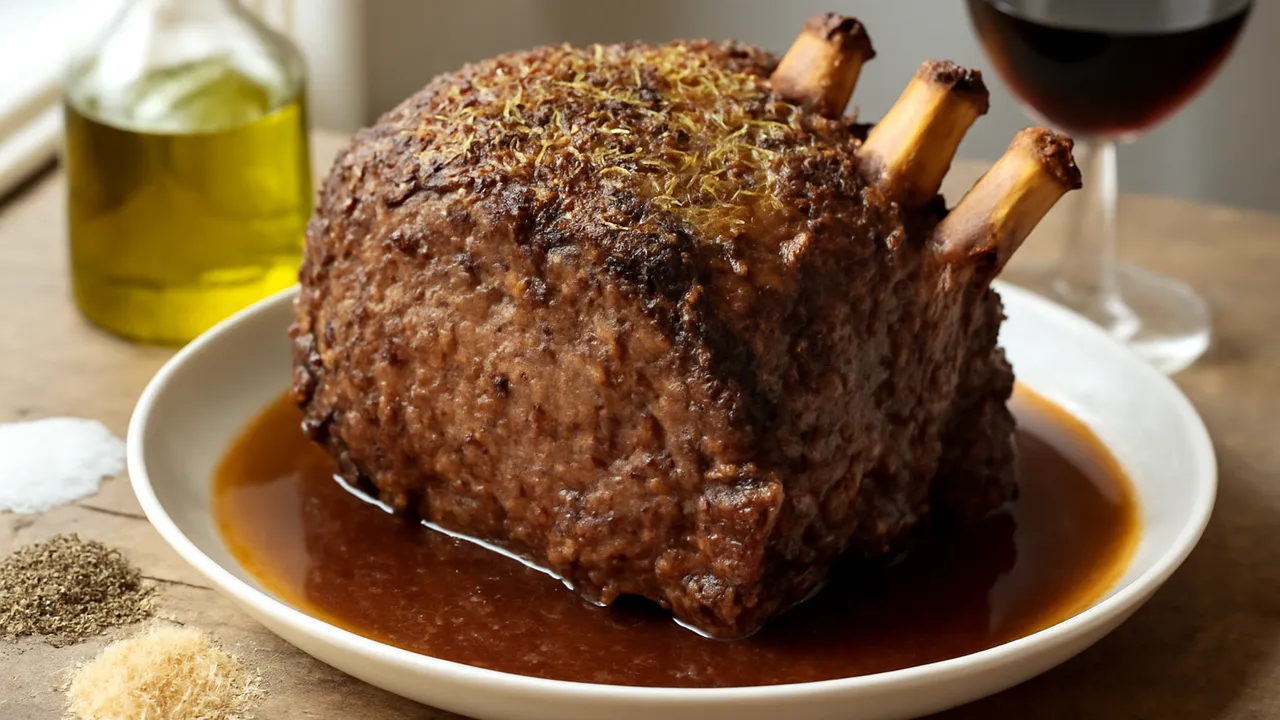Standing Rib Roast with Au Jus