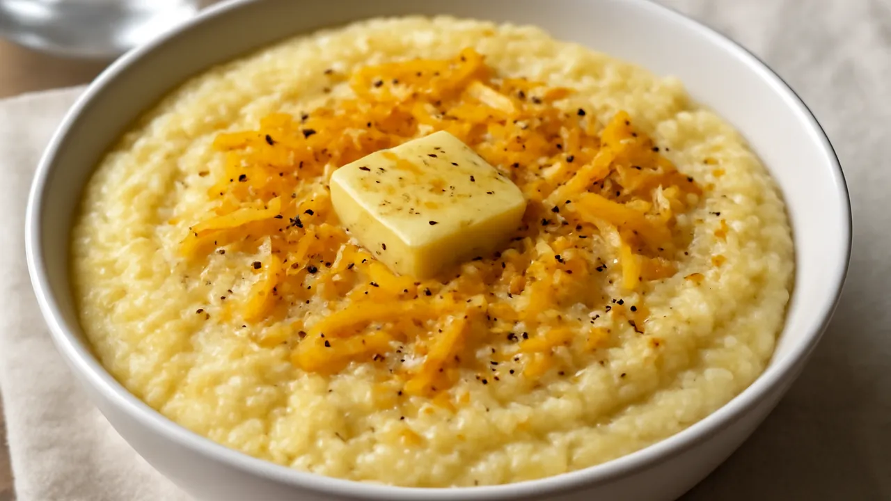 Sharp Cheddar Cheese Grits