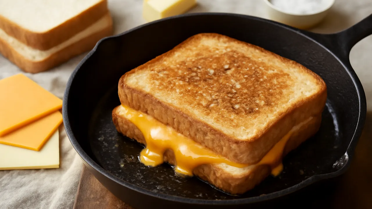 Skillet Grilled Cheese