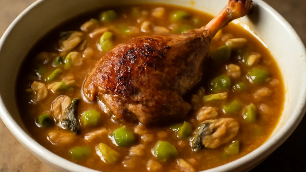Duck and Oyster Gumbo