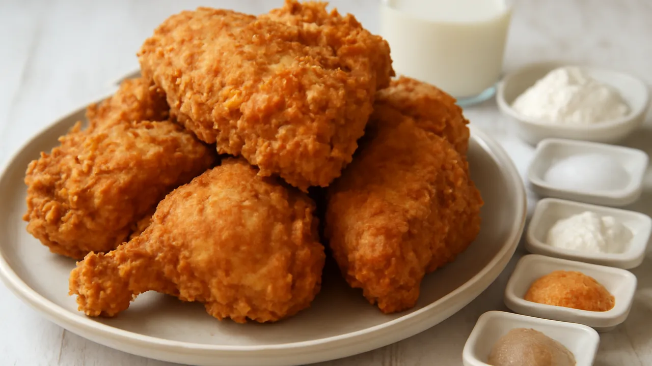 Broasted-Style Pressure Fried Chicken