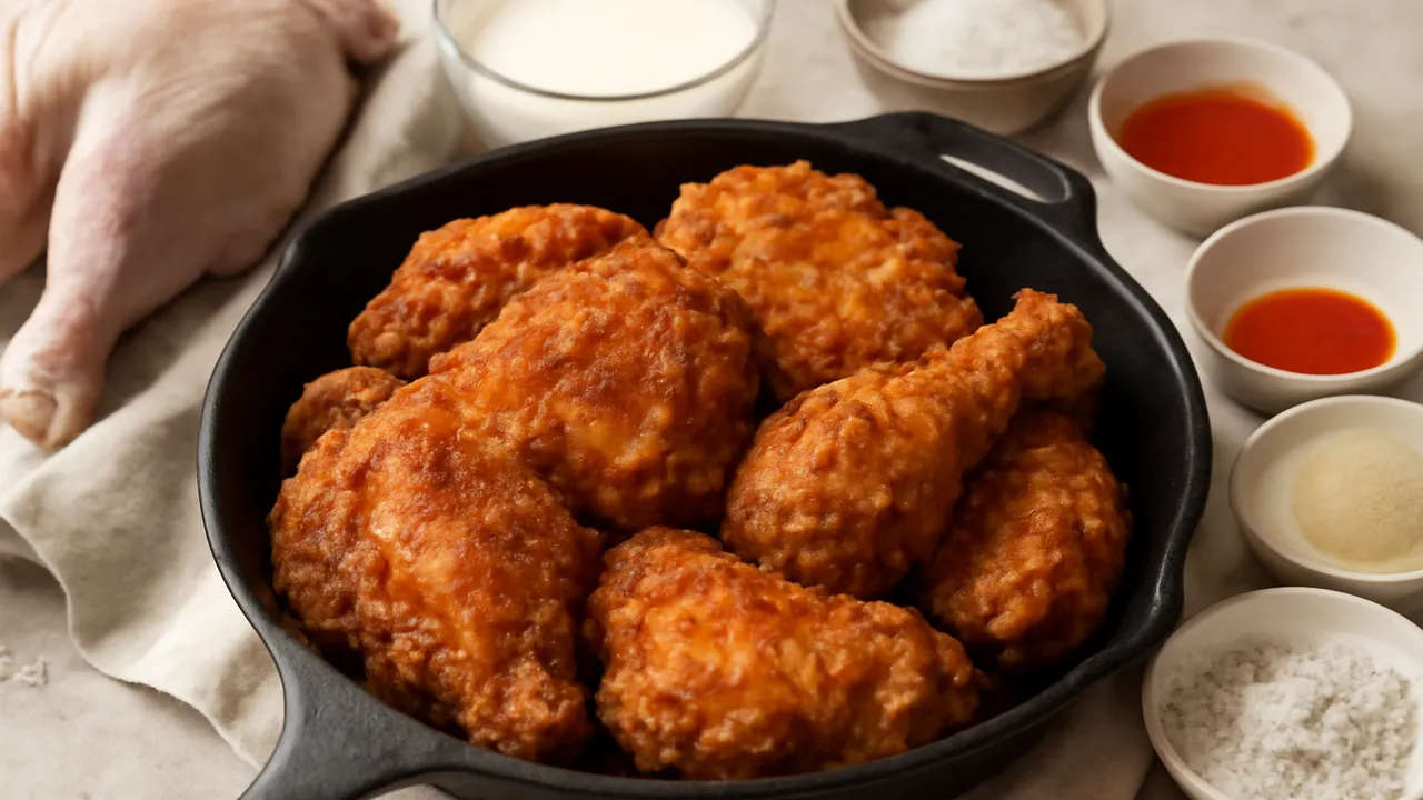 Buttermilk Skillet Fried Chicken
