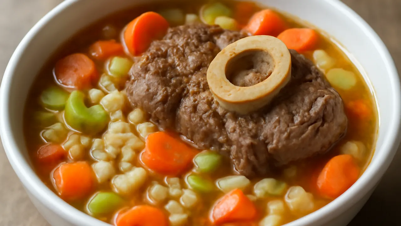 Vegetable Beef Barley Soup