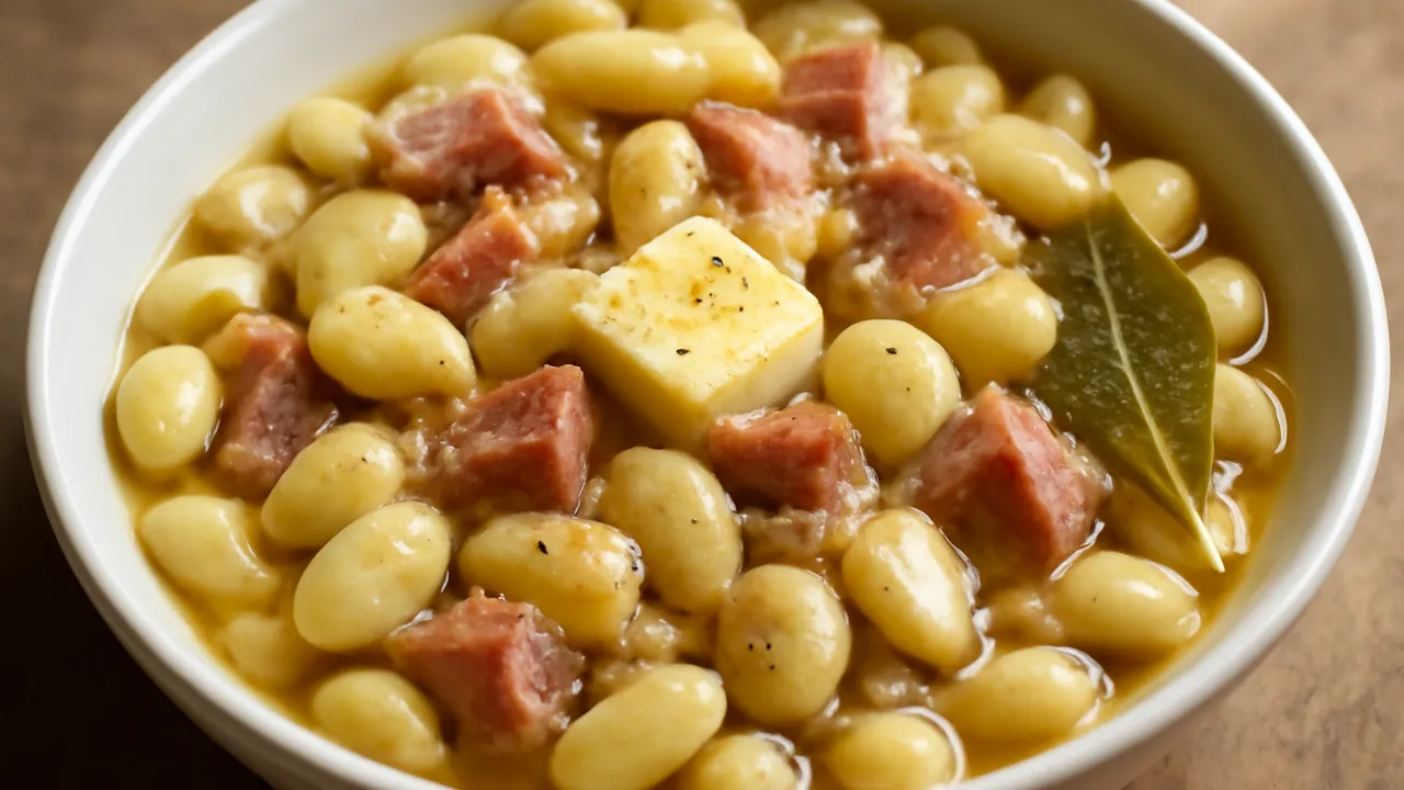 Butter Beans with Ham