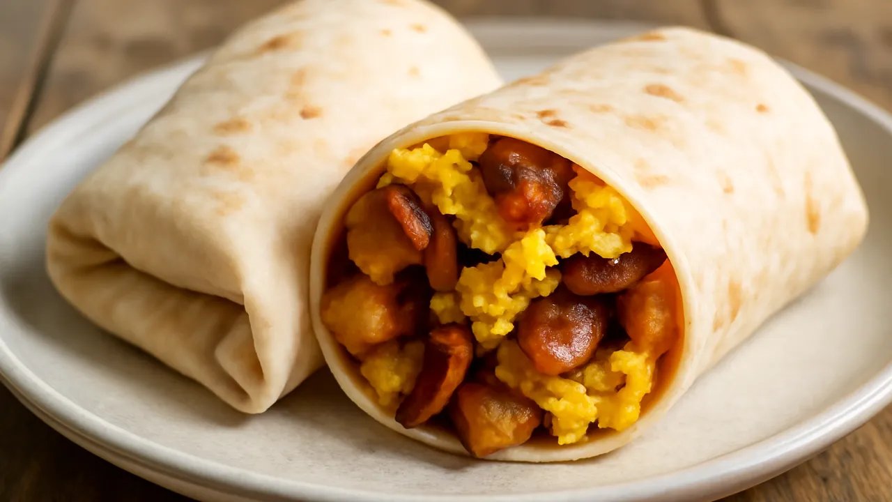 Tex-Mex Breakfast Burrito