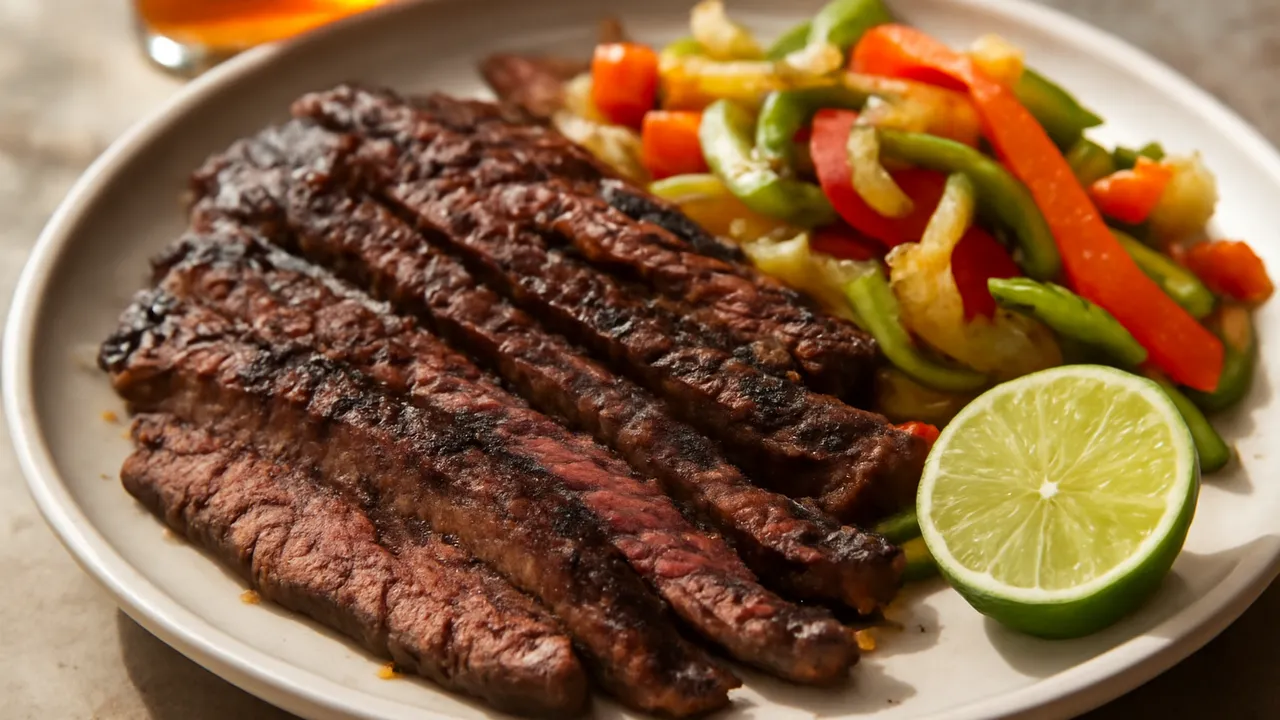 Grilled Beef Fajitas