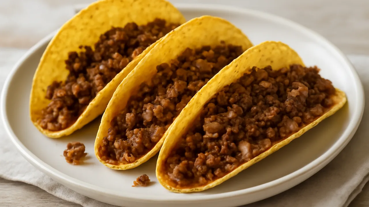 Hard Shell Ground Beef Tacos