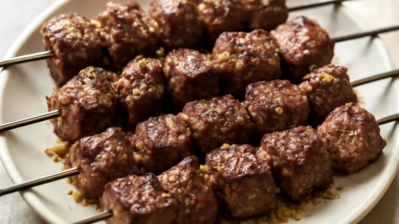 Grilled Beef Shish Kabobs