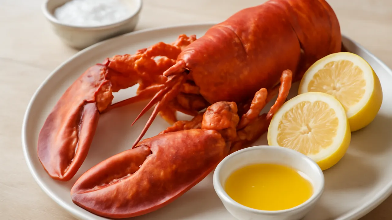 Steamed Maine Lobster with Drawn Butter