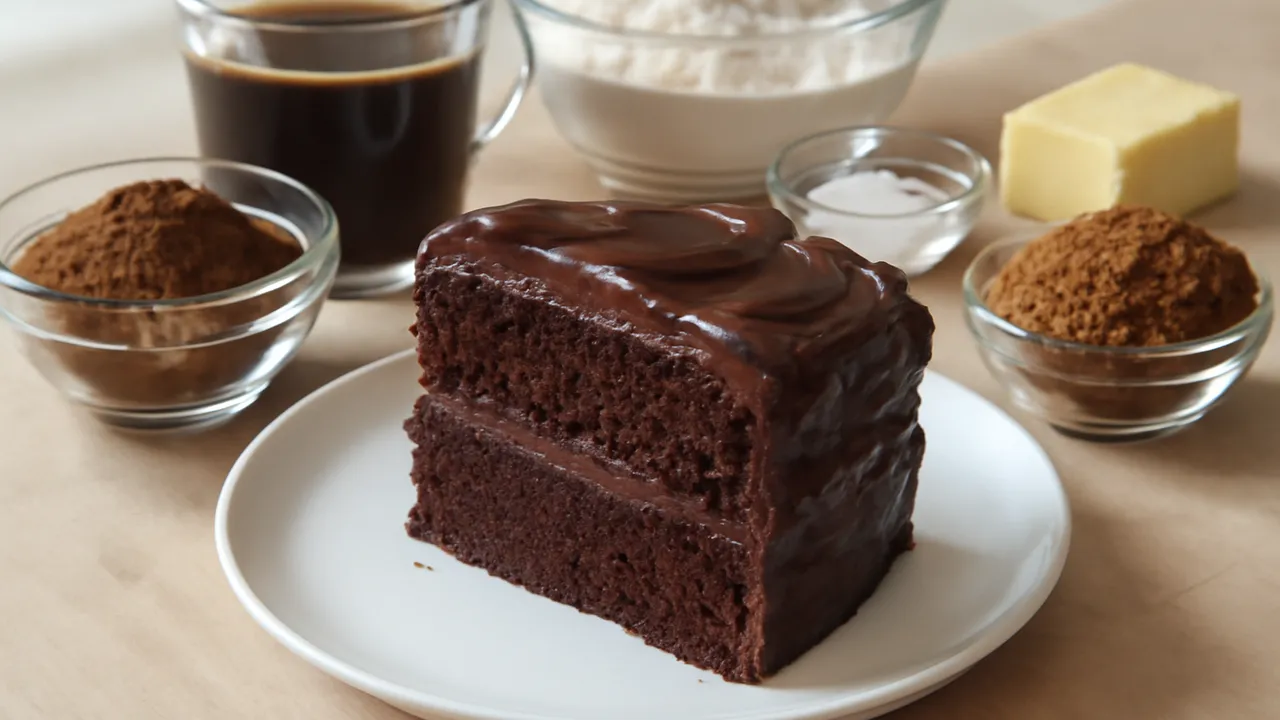 Devil's Food Cake with Fudge Frosting