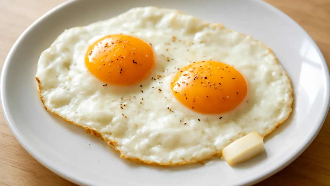 Sunny-Side-Up Fried Eggs