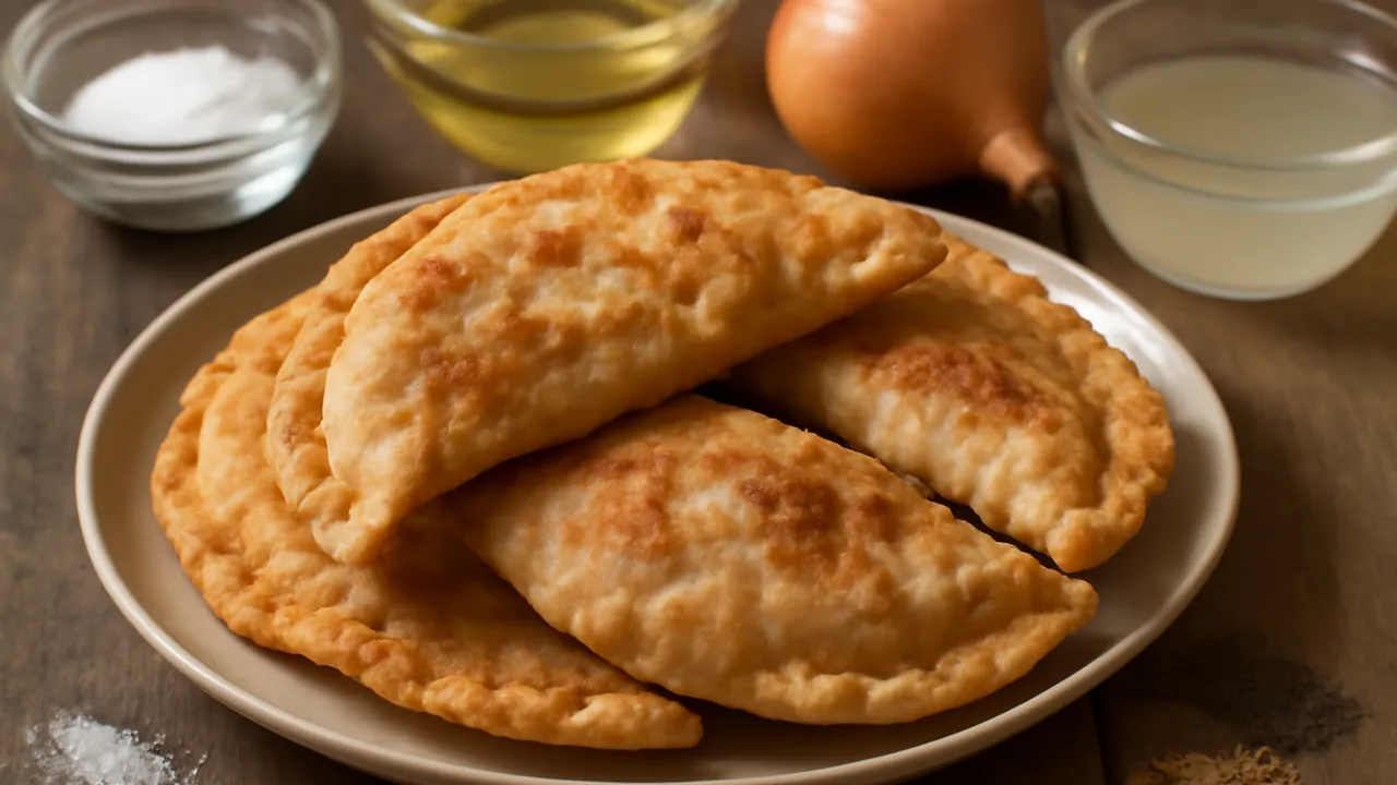 Khuushuur (Mongolian Fried Meat Pastries)