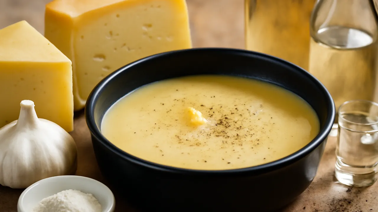 Swiss Cheese Fondue (Fondue Moitié-Moitié)