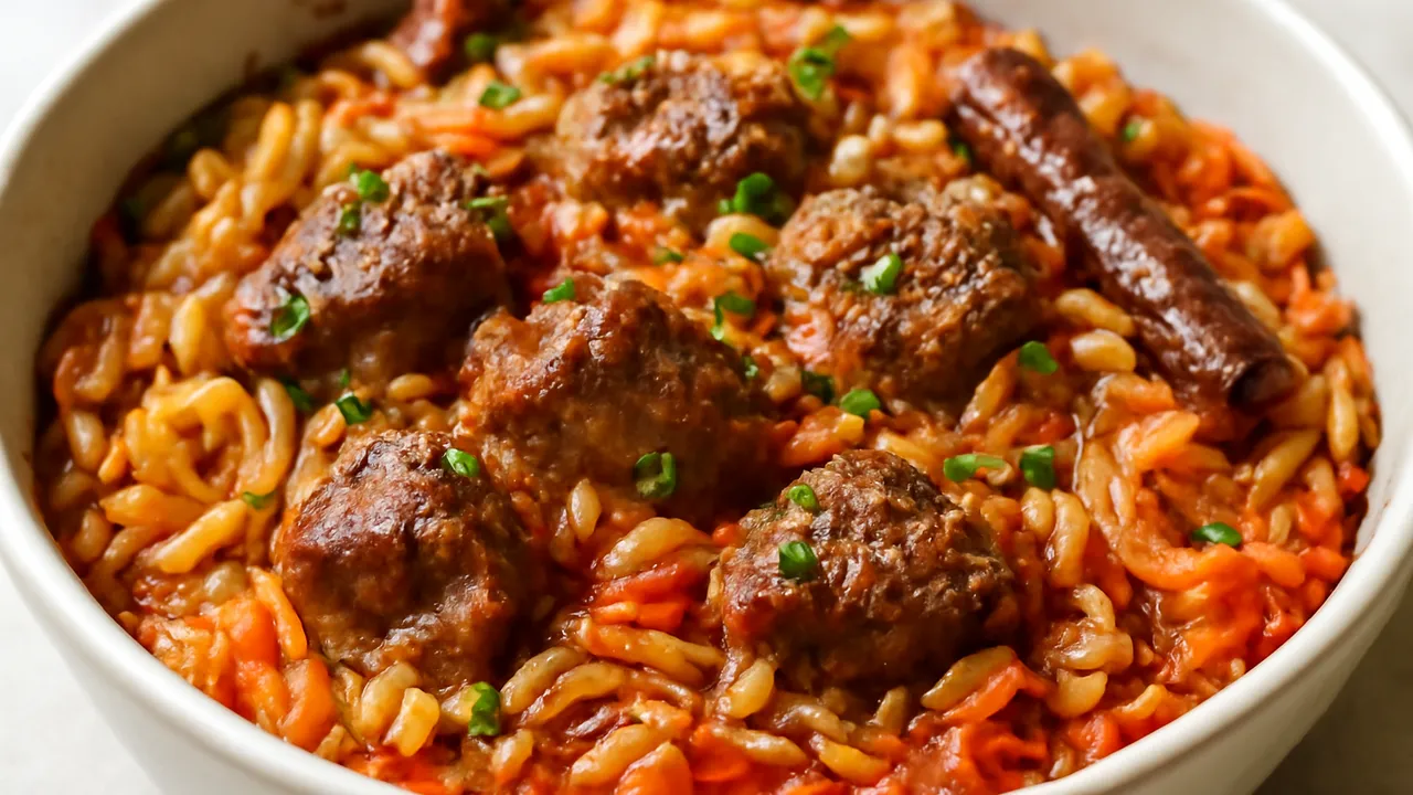 Tavas (Cypriot Baked Lamb and Orzo)