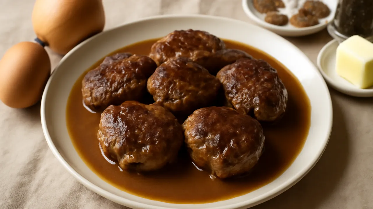 Kjøttkaker (Norwegian Meatballs in Brown Gravy)